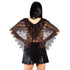 SiaLinda: Skirt top Chiara, black, transparent, lace